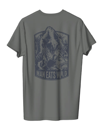 Blue Steel Bear Logo T-Shirt