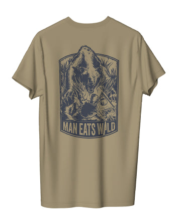 Blue Steel Bear Logo T-Shirt