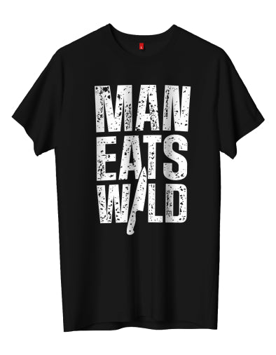 White Man Eats Wild Logo T-Shirt